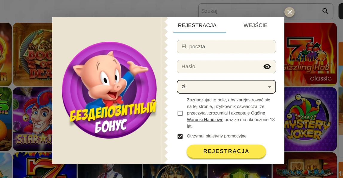 Rejestracja w Beep Beep Casino Rejestracja w Beep Beep Casino